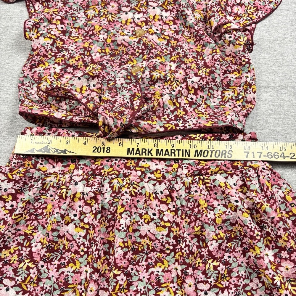NWT Speechless Kids Floral 2-Pc Dress Skirt Ruffle Sleeve Top Girls 16 Y2K‎ - Picture 7 of 12